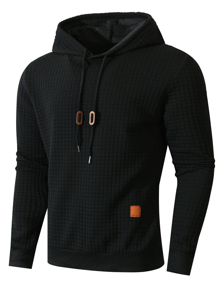 Men's hoodie with textured design Lisslune