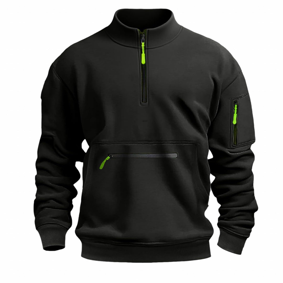 Men's functional sweatshirt with zipper Lisslune