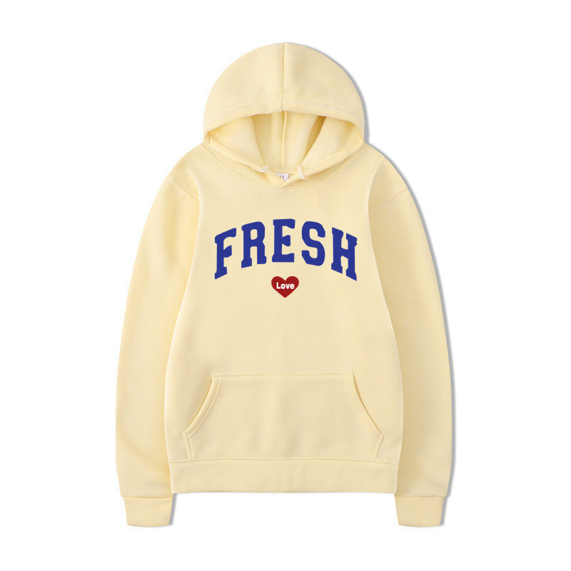 Women's hoodie with playful lettering and soft inner fleece Lisslune
