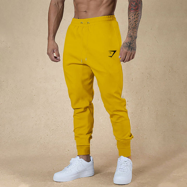 Men's sporty jogging pants with innovative drawstring and elastic waistband Lisslune