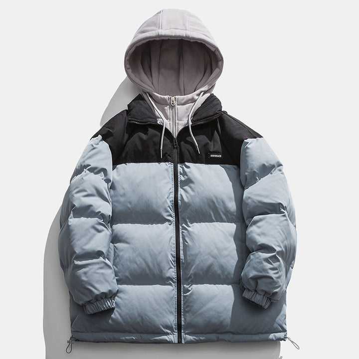 Men's winter jacket with detachable hood and heat-insulating lining Lisslune