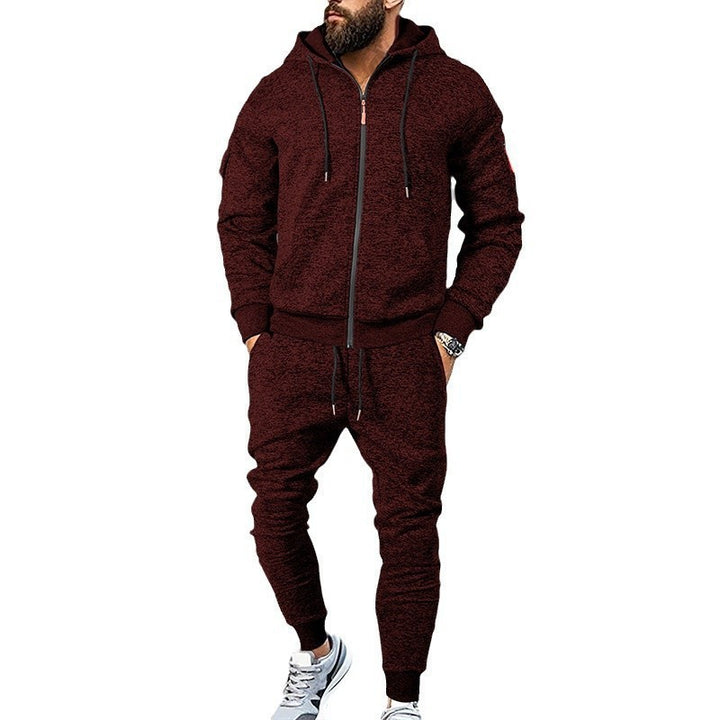 Men's tracksuit with hood and practical pockets Lisslune