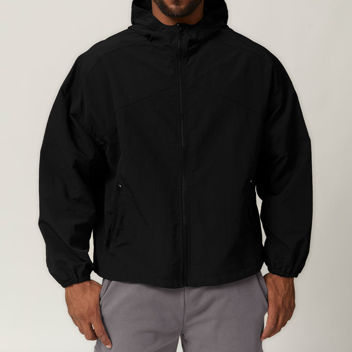 Men's Lightweight Windbreaker with Hood Lisslune