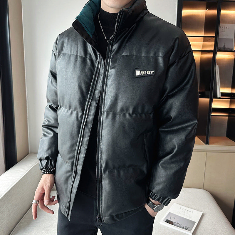 Men's Functional Quilted Jacket with High Collar Lisslune