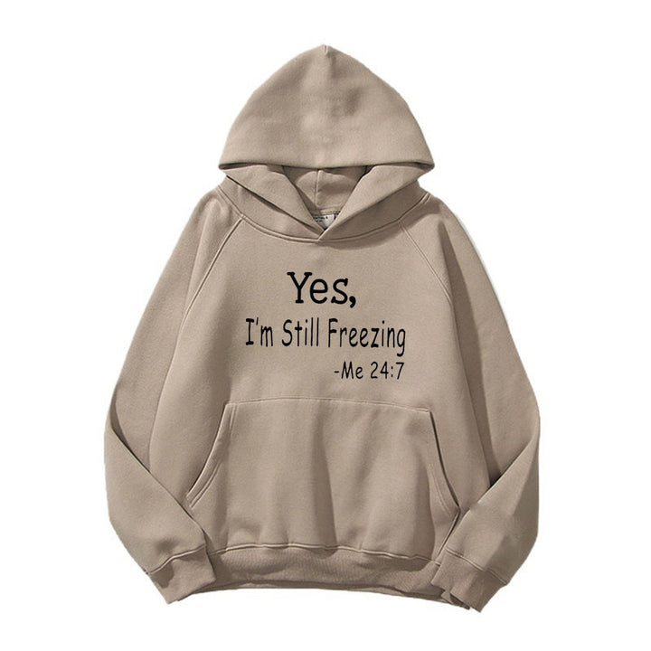Women's hoodie with motivational quote and comfortable fit Lisslune