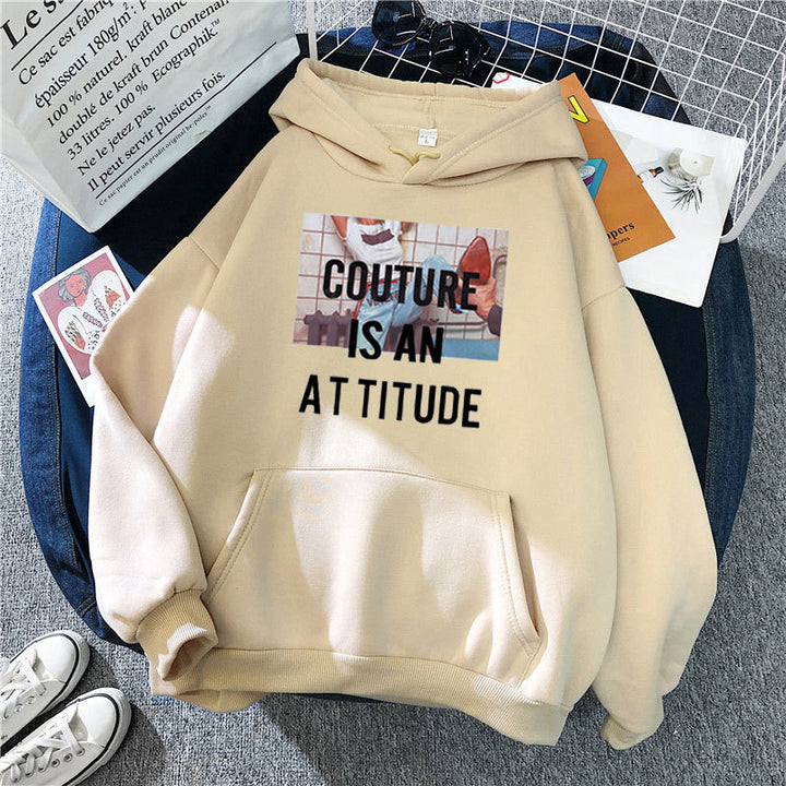 Women's hoodie with modern statement design Lisslune