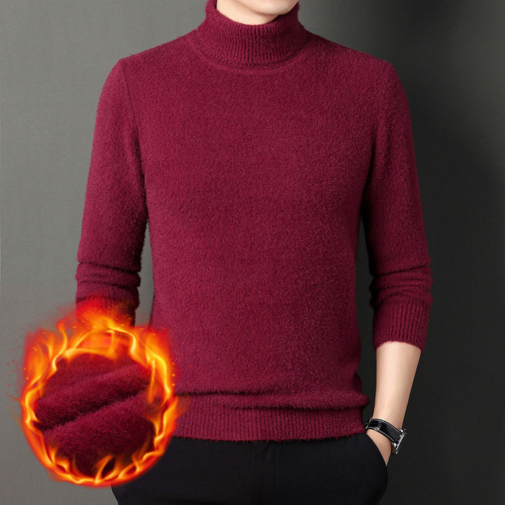 Men's high-quality turtleneck sweater made of soft material Lisslune