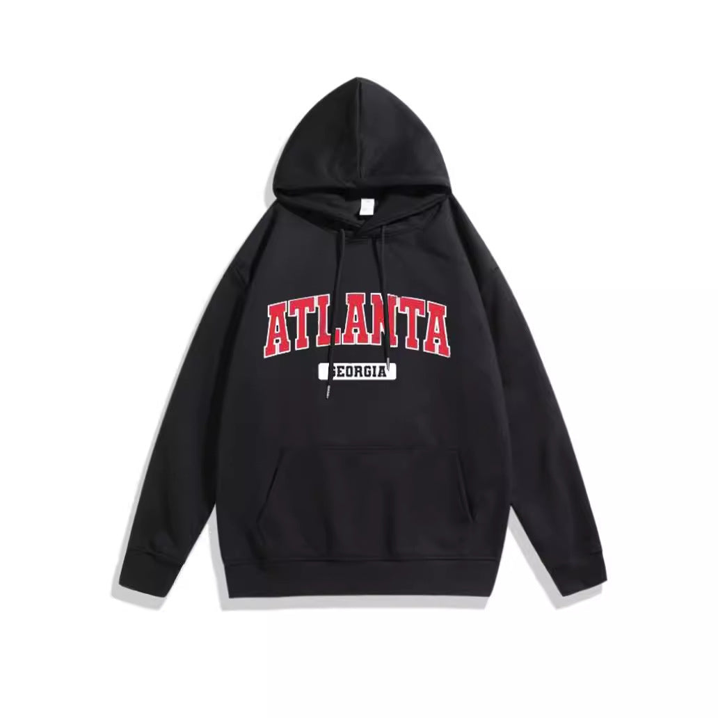Women's hoodie with stylish Atlanta print Lisslune