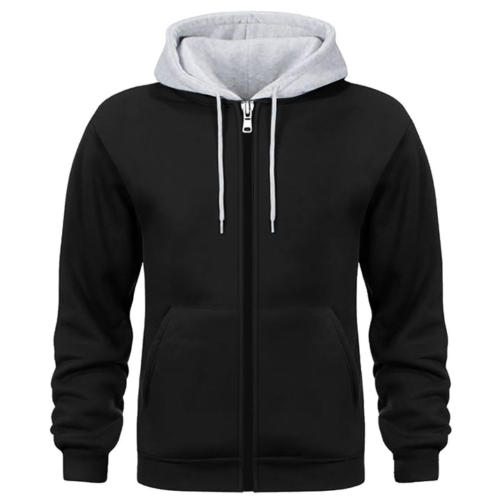 Men's Sporty Hoodie Jacket with Innovative Inner Lining Processing Lisslune