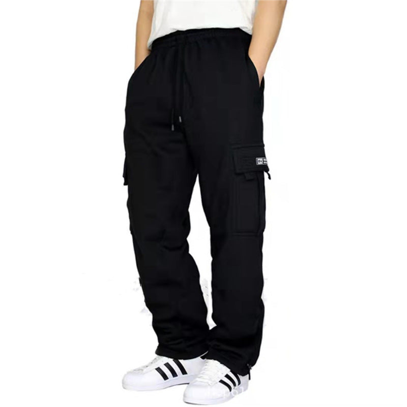 Men's cargo pants with practical pockets and elastic waistband Lisslune