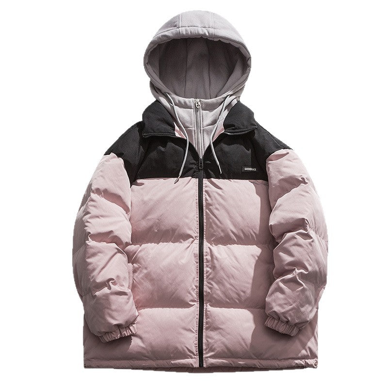 Men's winter jacket with detachable hood and heat-insulating lining Lisslune
