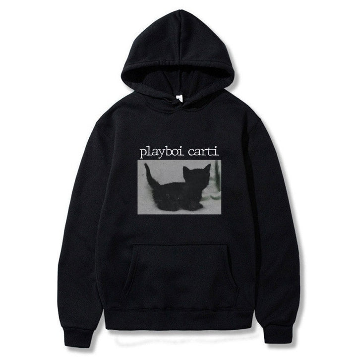 Women's hooded sweatshirt with unique artistic print Lisslune