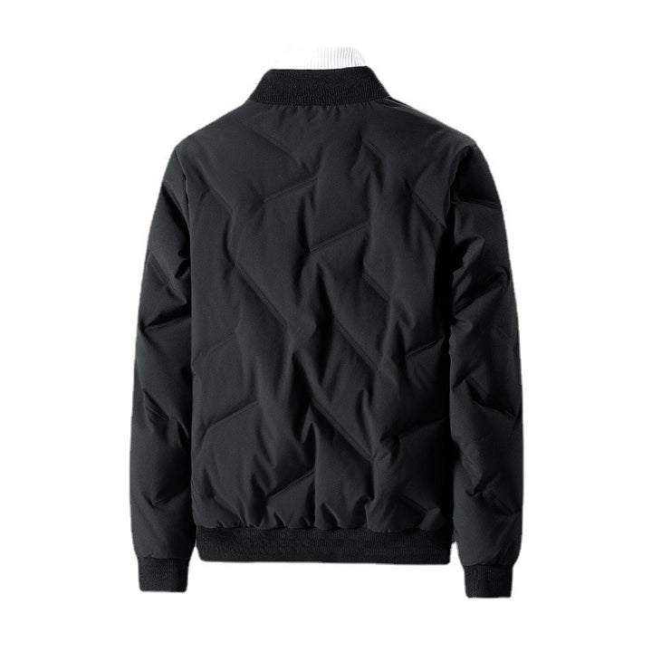 Men's quilted jacket with elastic cuffs and practical zip pockets Lisslune