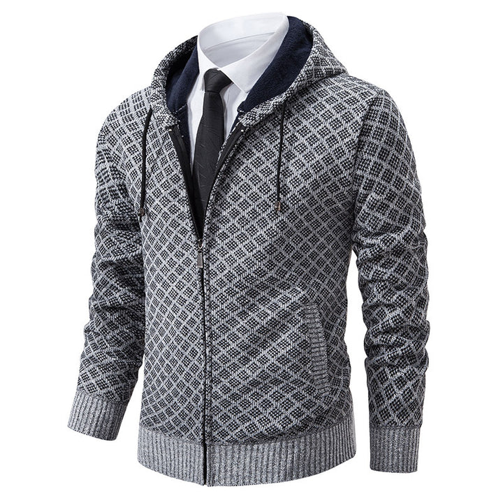 Men's fashionable hoodie sweatshirt with elegant pattern Lisslune