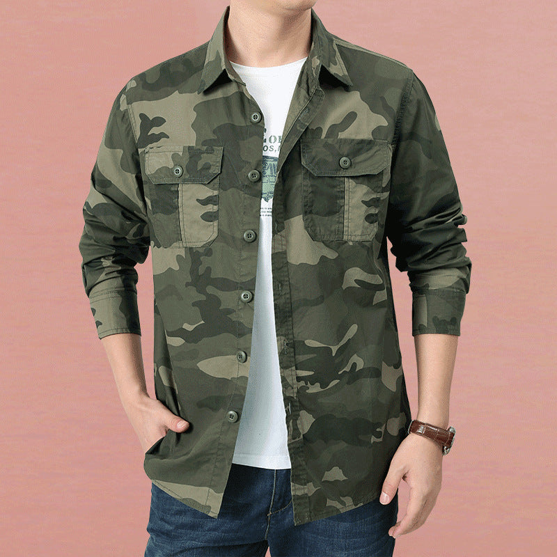 Men's Camouflage Shirt Lisslune