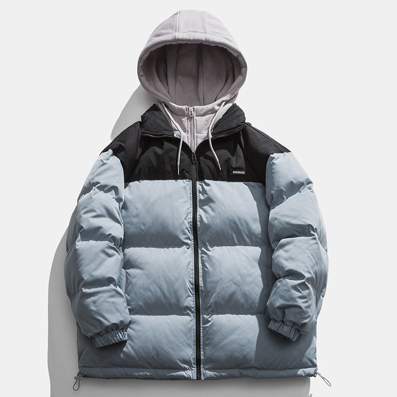 Men's winter jacket with detachable hood and heat-insulating lining Lisslune
