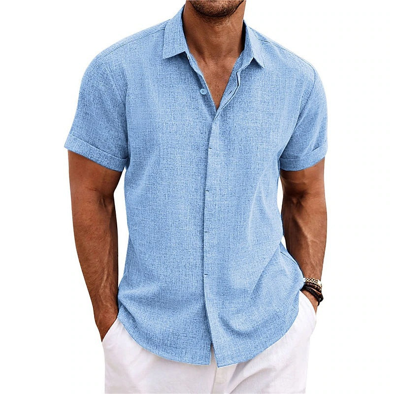 Men's Short Sleeve Shirt Lisslune