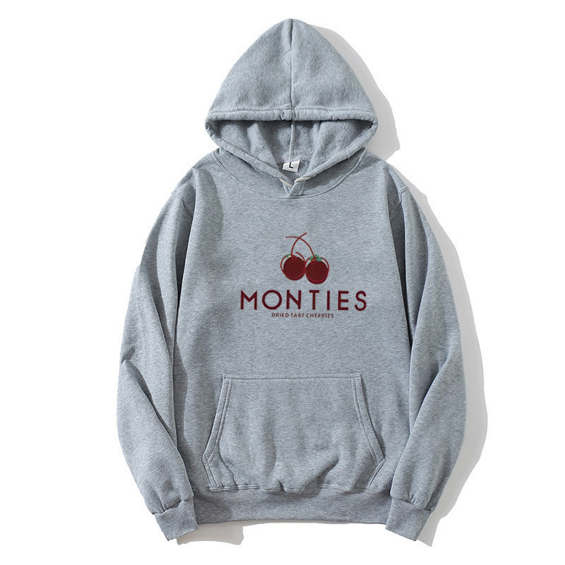 Women's hoodie with fruity logo print Lisslune