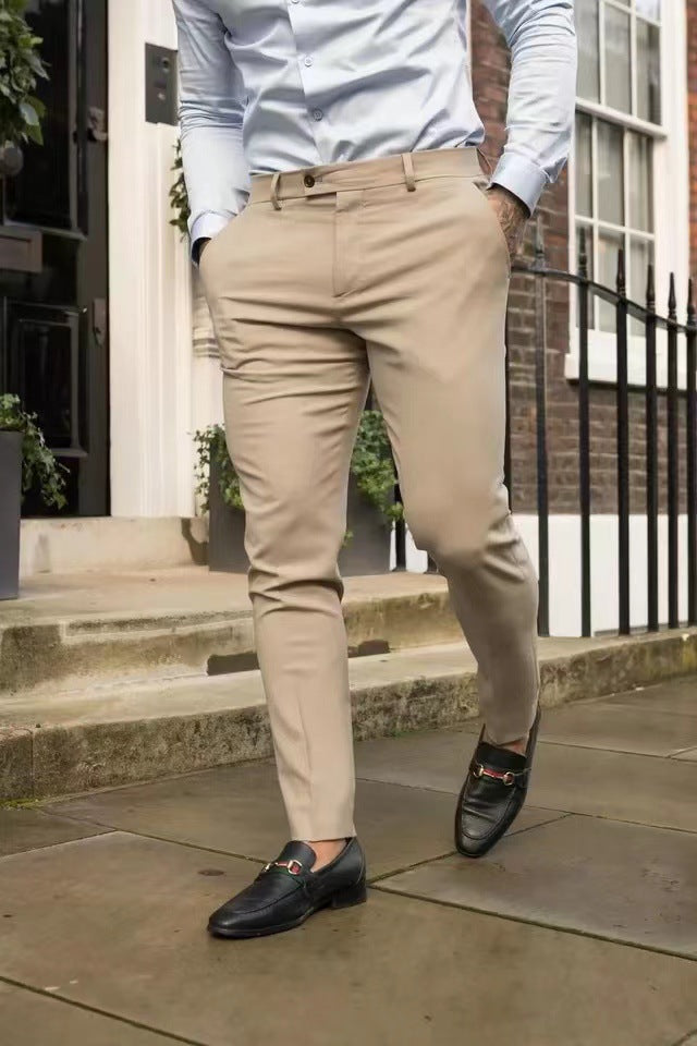 Men's elegant and stylish chinos with slim fit Lisslune