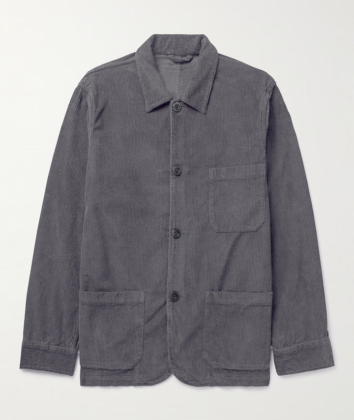 Men's casual cord jacket with practical pockets Lisslune