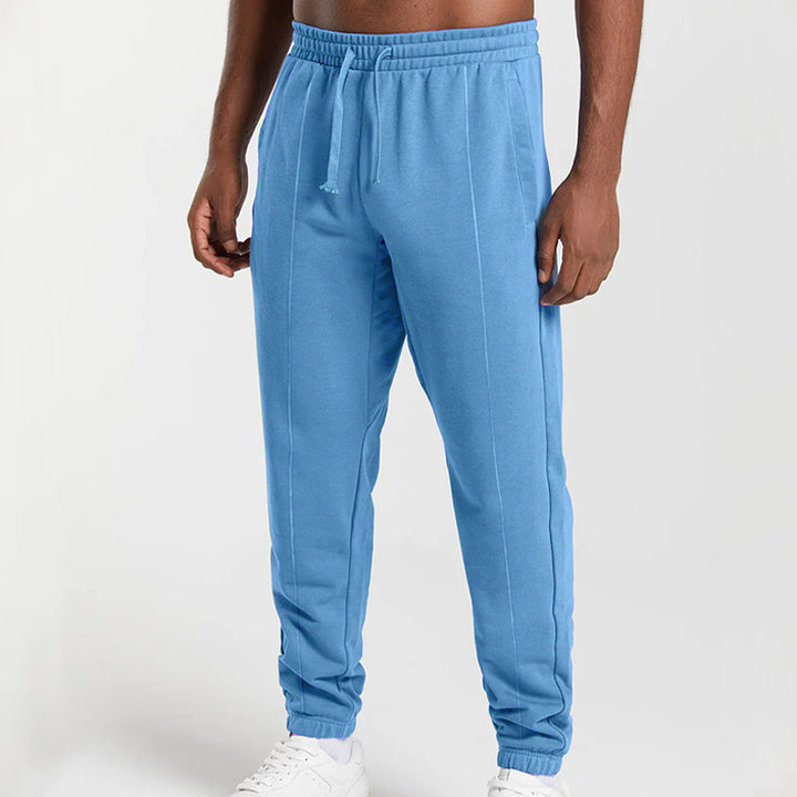 Men's Comfortable Sweatpants with Elastic Waistband and Practical Side Pockets Lisslune