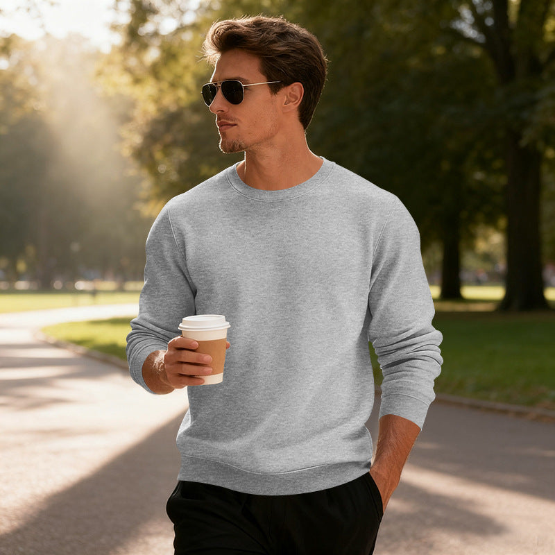 Men's casual sweatshirt with modern cut and comfortable cotton blend Lisslune