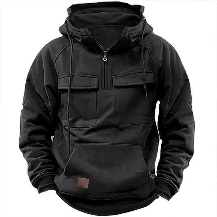 Men's functional hoodies with practical pockets Lisslune