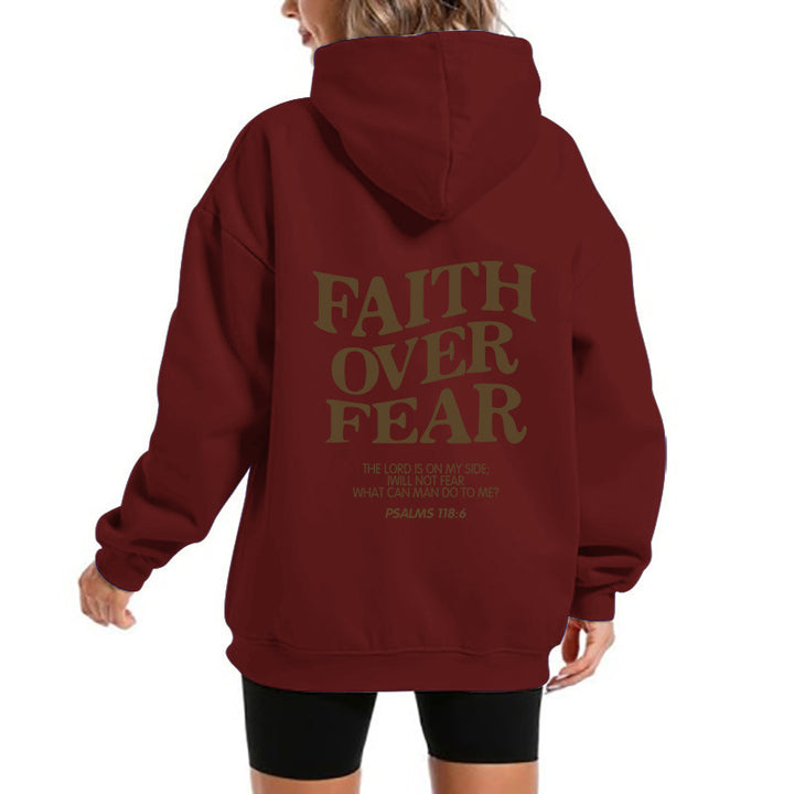Women's hoodie with motivational lettering and comfortable fit Lisslune