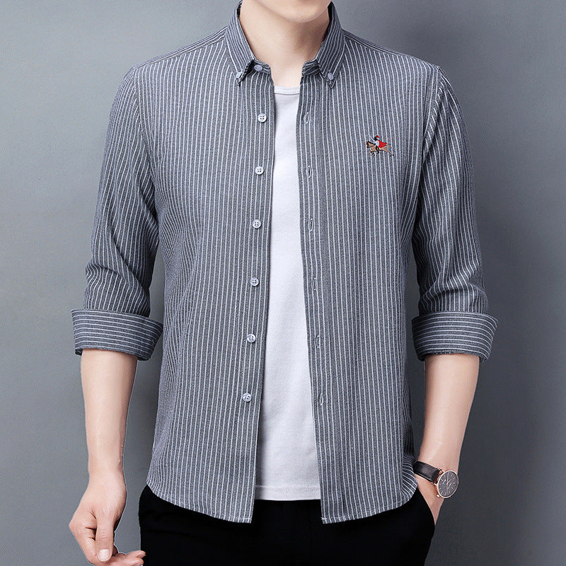 Men's classic long sleeve shirt Lisslune