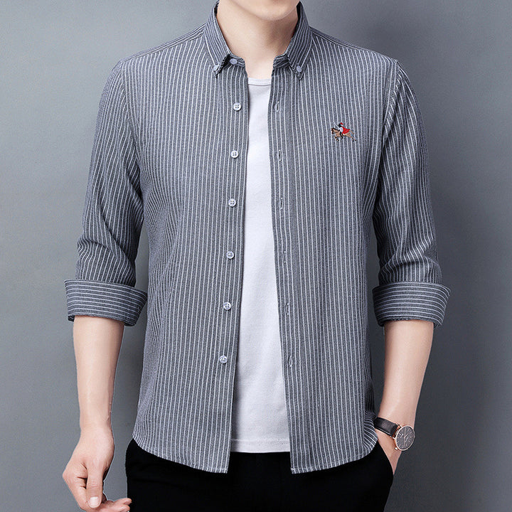 Men's classic long sleeve shirt Lisslune
