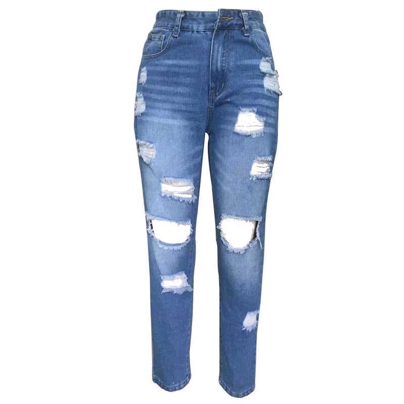 Ladies destroyed Boyfriend Jeans Lisslune