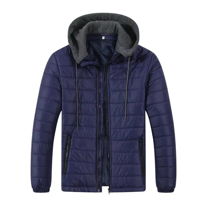 Men's padded transitional jacket with adjustable hood collar and insulating filling Lisslune