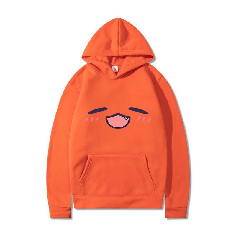 Women's hoodie with cheerful cartoon face and comfortable fit Lisslune