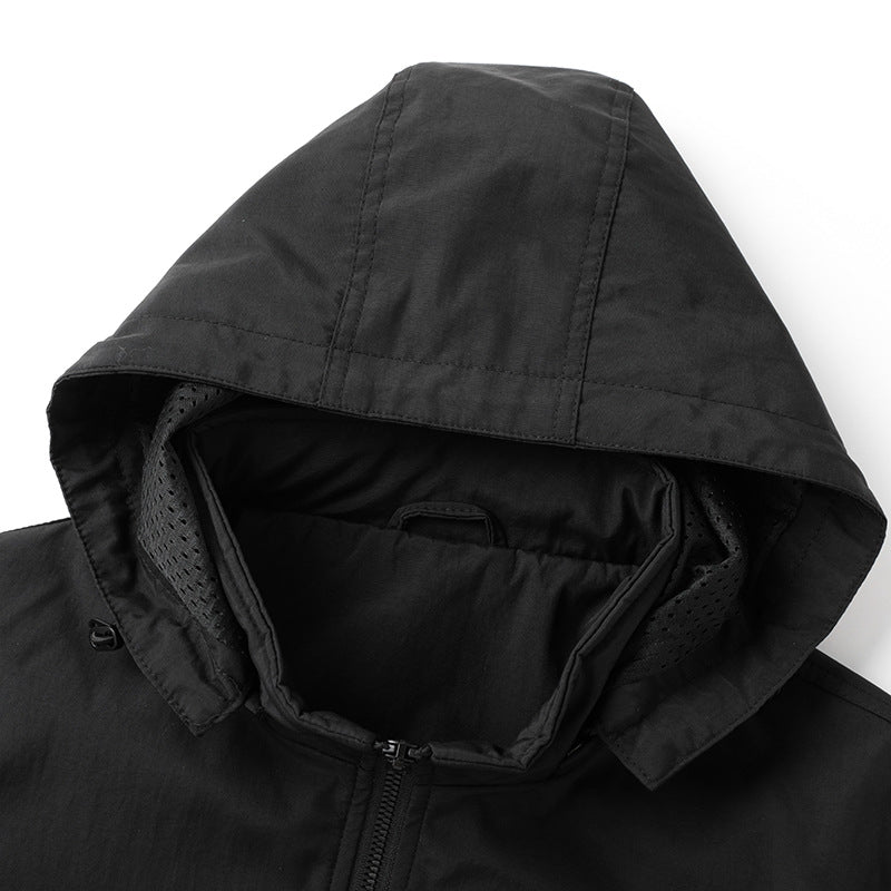 Men's Functional Outdoor Jacket with Versatile Pockets Lisslune