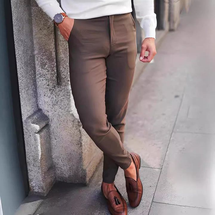 Men's Slim-Fit Pants with innovative stretch material Lisslune