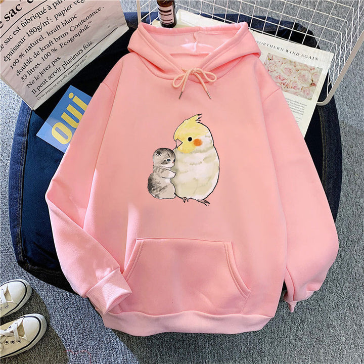 Ladies hoodie with animal motif Lisslune