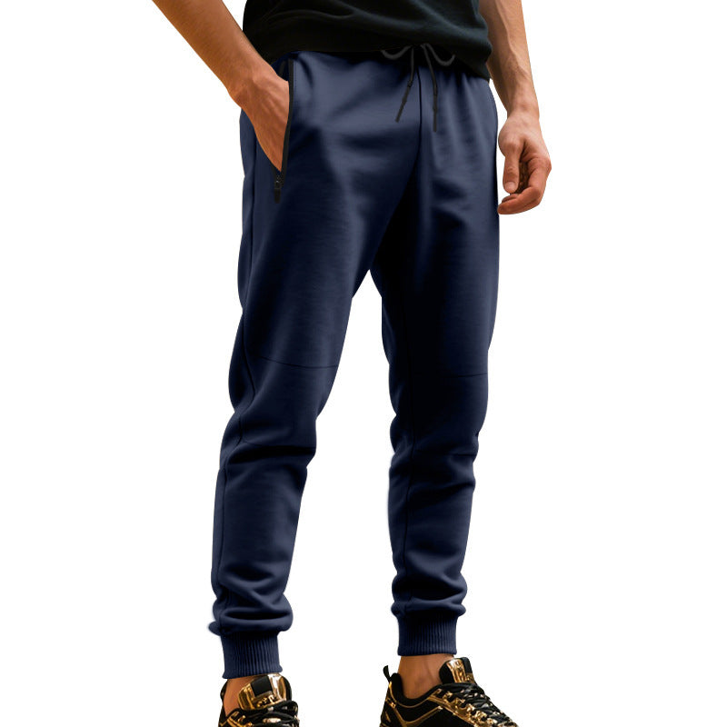 Men's Comfortable Jogging Pants made of lightweight fleece with elastic waistband and practical pockets Lisslune