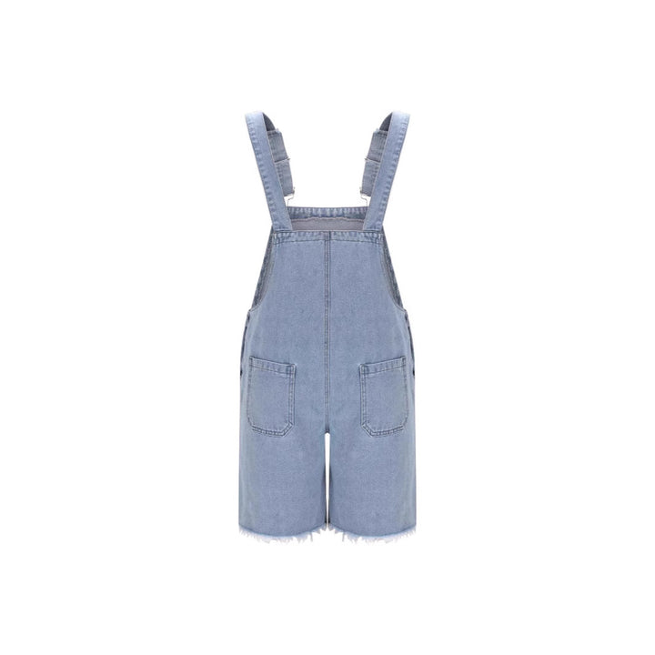 Herren Lässige Jeans-Latzhose Lisslune