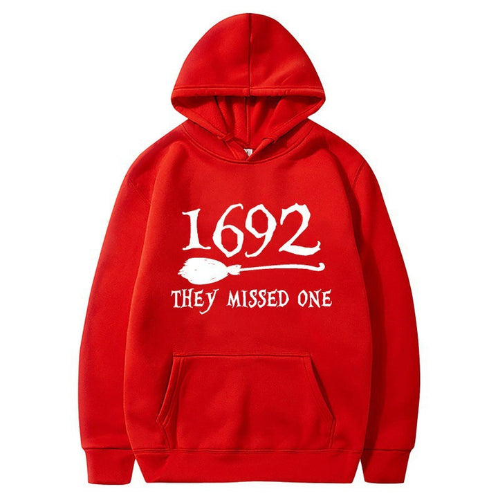 Women’s hooded sweatshirt with creative Halloween motif and loose fit Lisslune