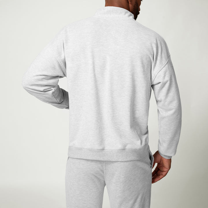 Men's Casual Sweater with Stand-Up Collar Lisslune