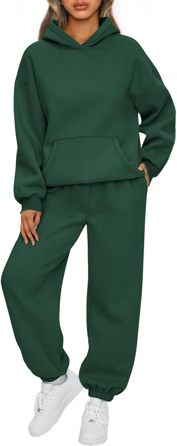 Women's casual hoodie jumpsuit made of high-quality sweat material with practical pockets Lisslune