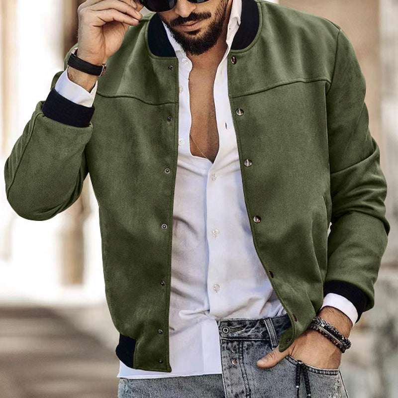 Men's bomber jacket in a casual style with practical pockets Lisslune