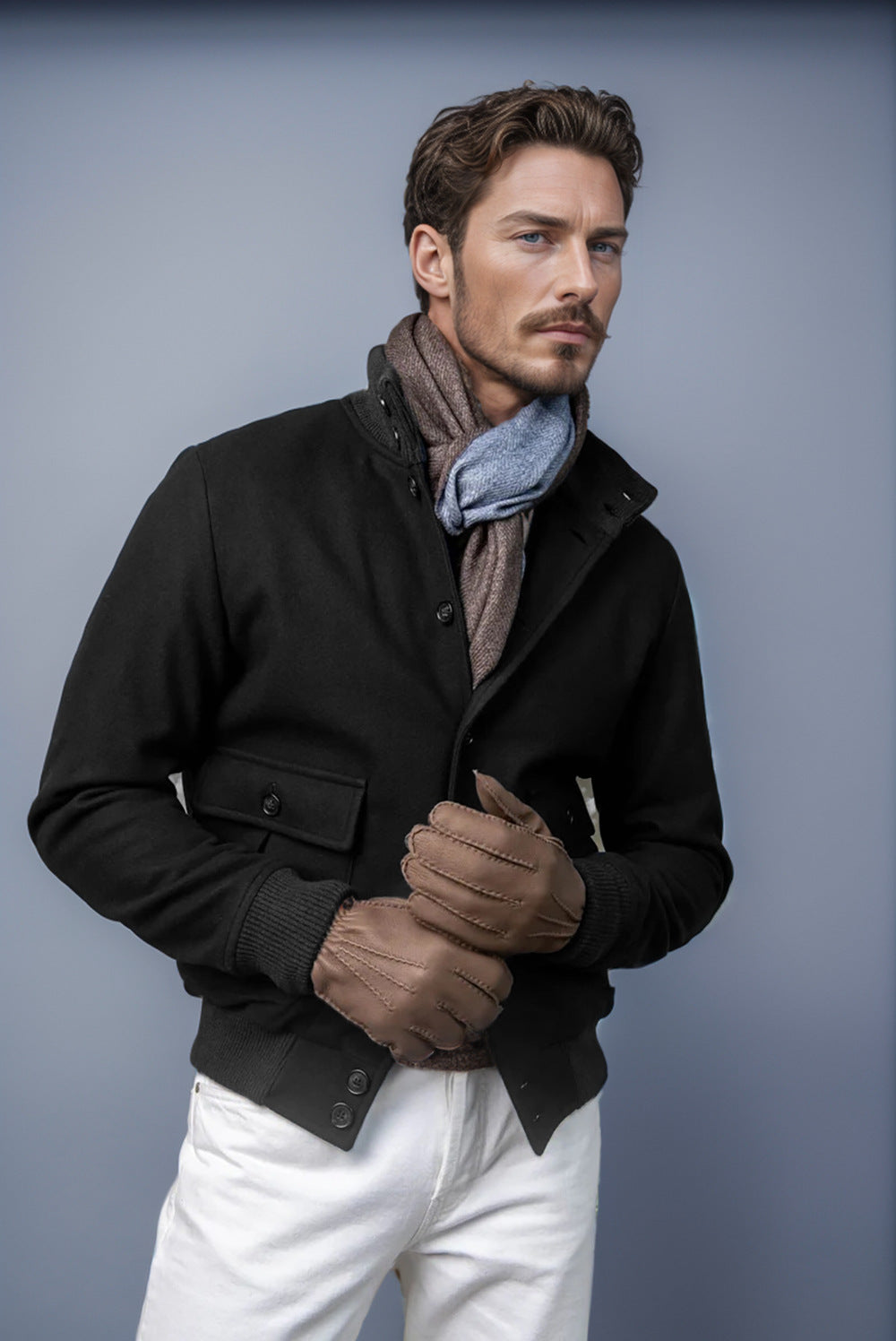 Men's fashionable utility jacket with practical pockets Lisslune 1760428331