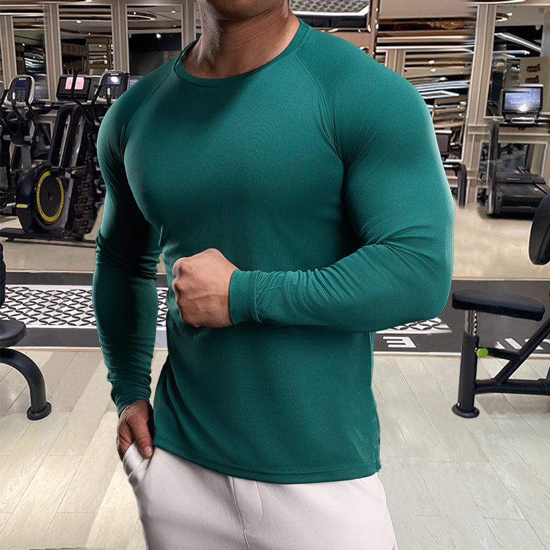 Men's Long Sleeve Functional Shirt with Breathable Properties Lisslune