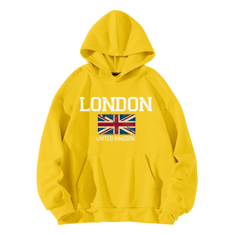 Women's hoodie in urban London style with kangaroo pocket and comfortable fit Lisslune
