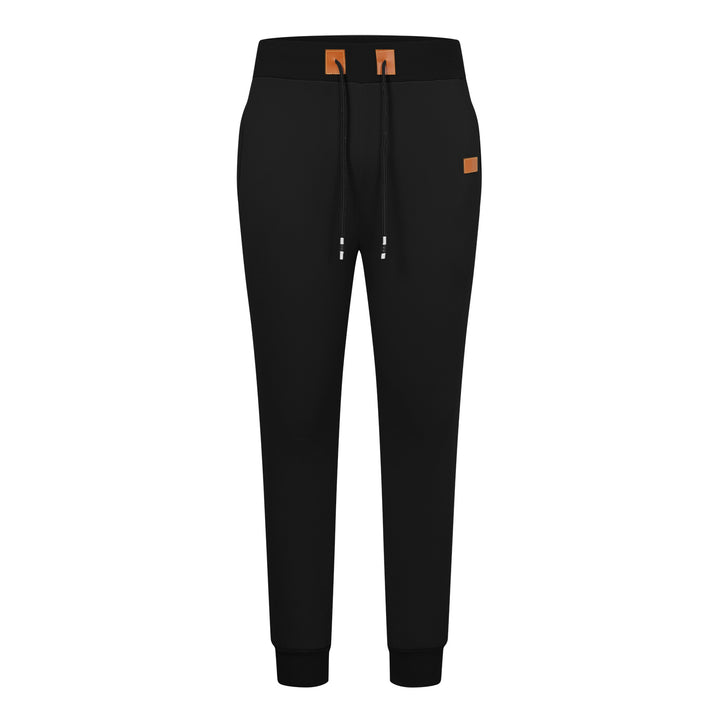 Men's Comfortable Jogging Pants with Adjustable Waist and Side Zipper Pockets Lisslune