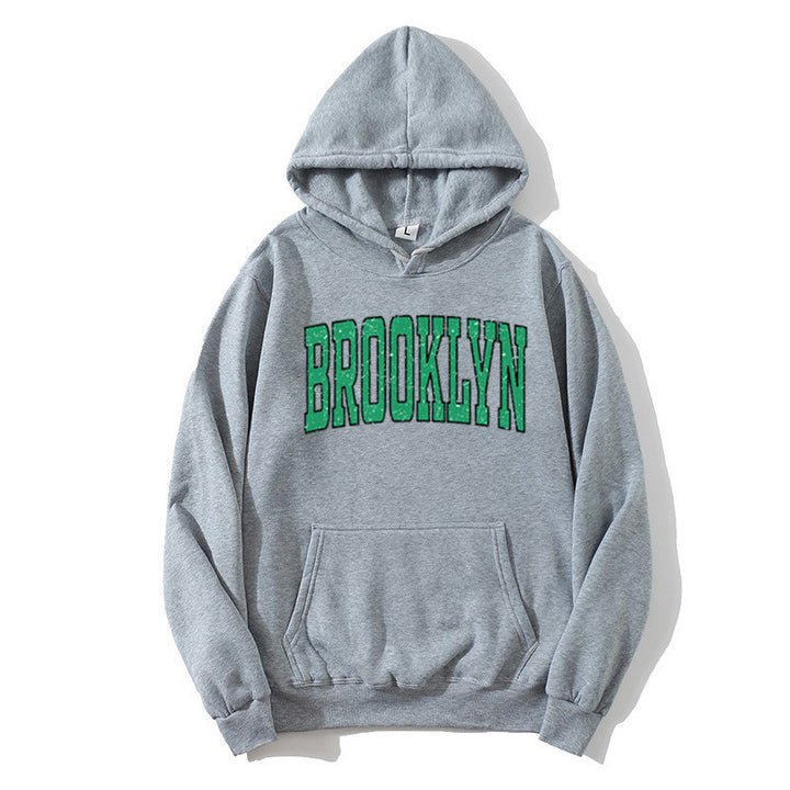 Women's Hoodie with Casual Brooklyn Print Lisslune