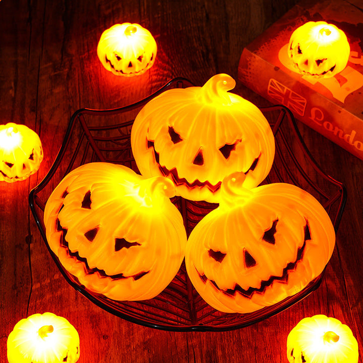 Rynx | Veranda Halloween Ideas New Halloween Decoration Pumpkin Light Party Atmosphere Decoration LED Pumpkin Light Halloween Carnival Party Decoration Light