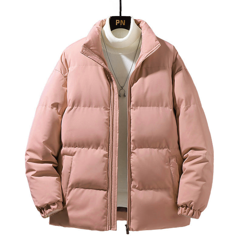 Men's quilted jacket with high collar and elastic cuffs Lisslune
