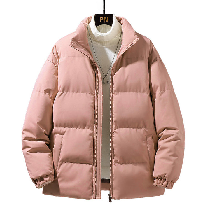 Men's quilted jacket with high collar and elastic cuffs Lisslune